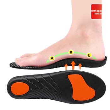 Arka-tugedega ortopeedilised sisetallad, EVA, täis pikkus, unisex, löögisummutavad, hingavad, plokščiade jaoks