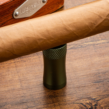 LUBINSKI Daugiafunkcinis 9 mm atidarymo įrankis su pelenų laikikliu, nešiojamas cigarų įrankis