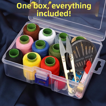 Qiwang Õmbluskarp - Kaasaskantav majapidamises õmblemiseks kodus ja koolimajutuses, kõrge kvaliteediga hoiustamine