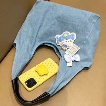 PU naiste Tote kott, Korea stiilis laisva disain, horisontaalne ruudu kuju, magnetlukustus, polüestervooder