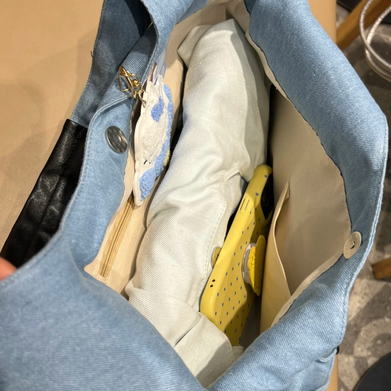 PU naiste Tote kott, Korea stiilis laisva disain, horisontaalne ruudu kuju, magnetlukustus, polüestervooder