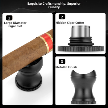 Cigarešu turētājs, metāla, daudzfunkcionāls ar slēptu mehānisma, minimālistiskais stils, CF-25KP