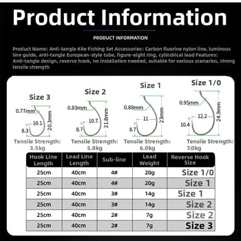 Yingke Ribolovni Hakić - Inverzni Hakić s Bodom, 1 kom, za ribolov u rezervoaru