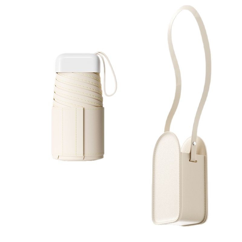 Fino saulės skėtis – kapsulinis dizainas, šeši strypai, rankinis atidarymas, UPF50+, 190T audinys, svoris 243 g