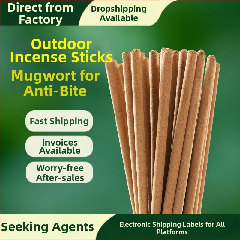 Fire Bat štapići protiv komaraca s Wormwood, za vanjsku uporabu, čvrsta baza korijena, blago toksični