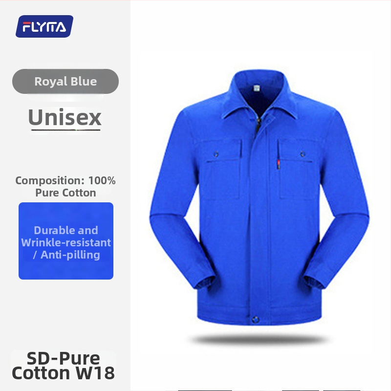 100% pamut munkaruha szett téli időszakra – nedvességelvezető, folt- és kopásálló, gyári műhelyhez, márka FLYITA