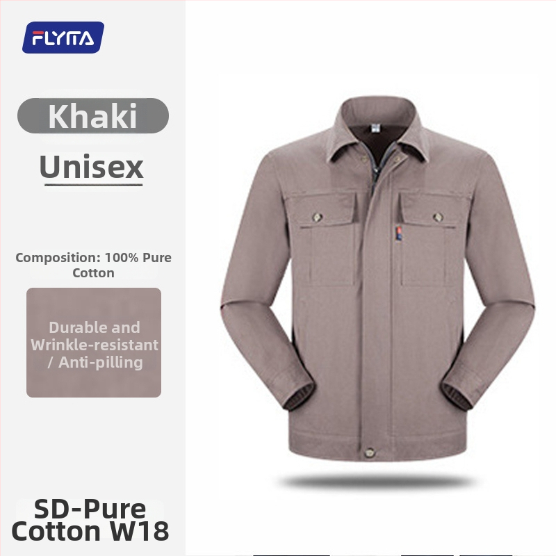 100% pamut munkaruha szett téli időszakra – nedvességelvezető, folt- és kopásálló, gyári műhelyhez, márka FLYITA