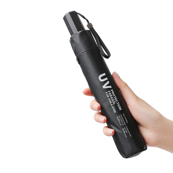 Ομπρέλα σε σχήμα μολυβιού από ανθρακονήματα, 6 ραβδιά, άξονας από κράμα, UPF > 50