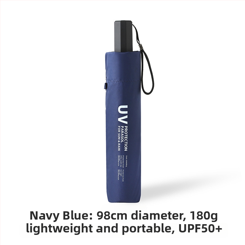 Süsinikkiust pliiatsikujuline päikesesirm, 6 ribad, kiudvardid, sulamivarre, UPF > 50