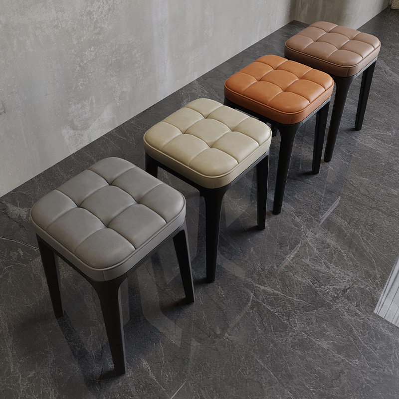 Doyimi Home 2600RBCD scaun din plastic – Stackable, îngroșat, cu tapițerie moale, design modern minimalist