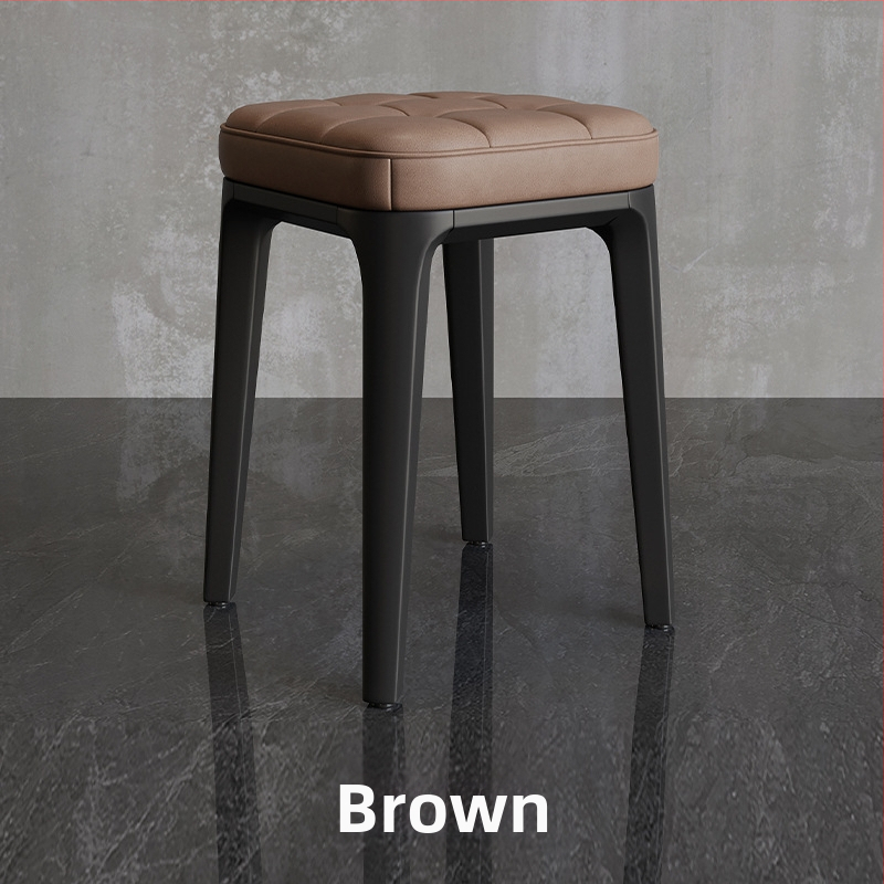 Doyimi Home 2600RBCD plastmasinis suolas – sulankstomas, storintas, su minkšta apdaila, šiuolaikiškas paprastas dizainas