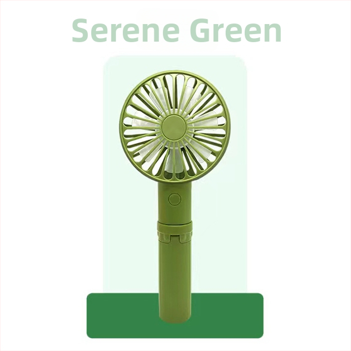 USB захранван ръчен вентилатор с триножник, 3 скорости, сгъваем, компактен мини вентилатор, безчетков мотор