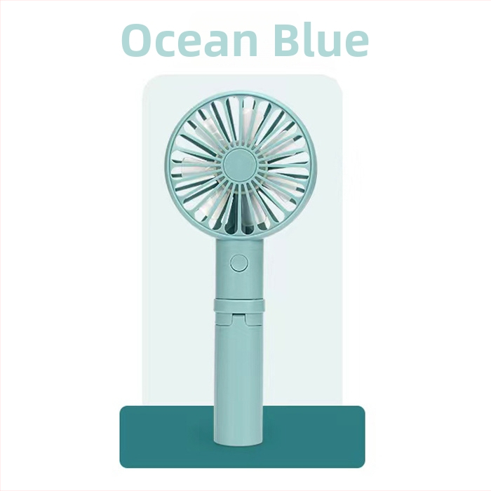 USB захранван ръчен вентилатор с триножник, 3 скорости, сгъваем, компактен мини вентилатор, безчетков мотор