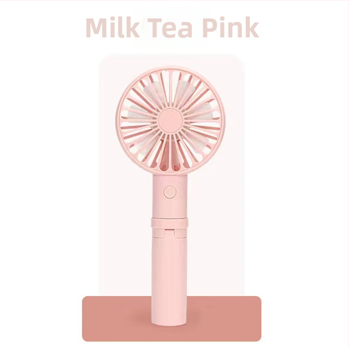 USB захранван ръчен вентилатор с триножник, 3 скорости, сгъваем, компактен мини вентилатор, безчетков мотор
