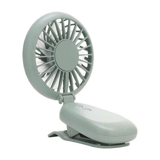 Rainbow USB επαναφορτιζόμενος φορητός μίνι αναδιπλούμενος ανεμιστήρας, με 2 ταχύτητες, ήσυνη λειτουργία κάτω από 36 dB, ενσωματωμένη μπαταρία 500–800 mAh