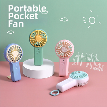 Mini rankinis ventiliatorius su plastiko korpusu, modernus paprastumo dizainas, tylus veikimas, nešiojamas – studentams, kelionėms, biurui ir bendrabūčiui