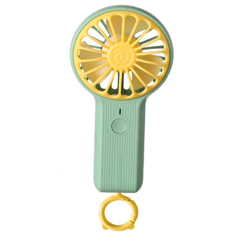Mini rankinis ventiliatorius su plastiko korpusu, modernus paprastumo dizainas, tylus veikimas, nešiojamas – studentams, kelionėms, biurui ir bendrabūčiui