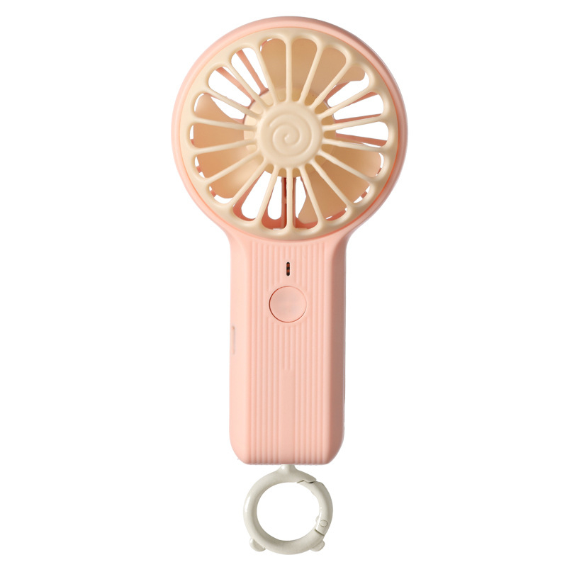 Mini rankinis ventiliatorius su plastiko korpusu, modernus paprastumo dizainas, tylus veikimas, nešiojamas – studentams, kelionėms, biurui ir bendrabūčiui