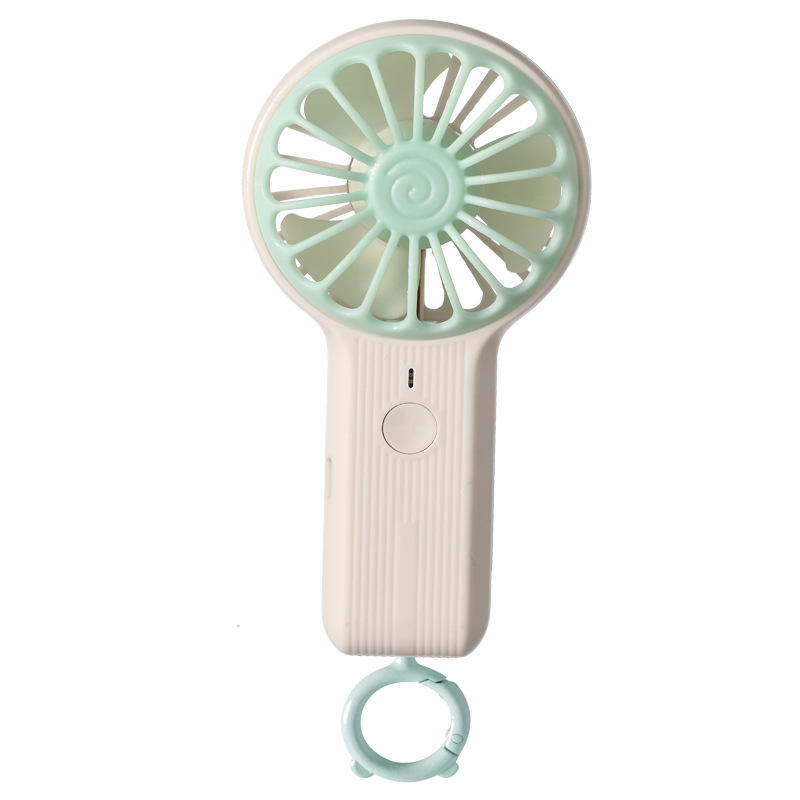 Mini rankinis ventiliatorius su plastiko korpusu, modernus paprastumo dizainas, tylus veikimas, nešiojamas – studentams, kelionėms, biurui ir bendrabūčiui