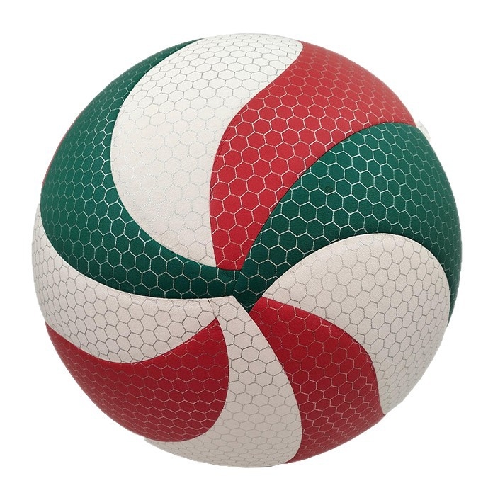 Volejbolo treniruočių kamuolys vidaus naudojimui, PU medžiaga, klijuojamas siuvimas, Shengguang, prekės kodas 2025-1