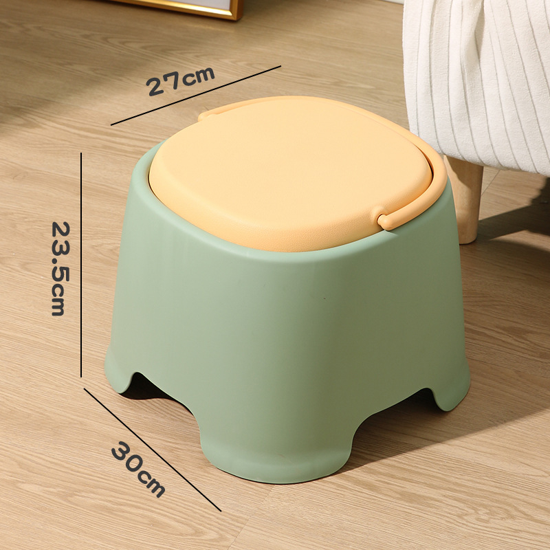 Rongxing plastmasinė taburetė, PP; kilmė Jieyang, Guangdong; nesulenkiama