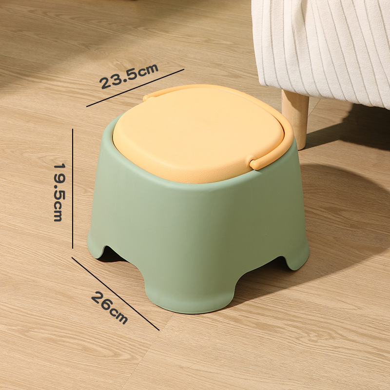 Rongxing plastmasinė taburetė, PP; kilmė Jieyang, Guangdong; nesulenkiama