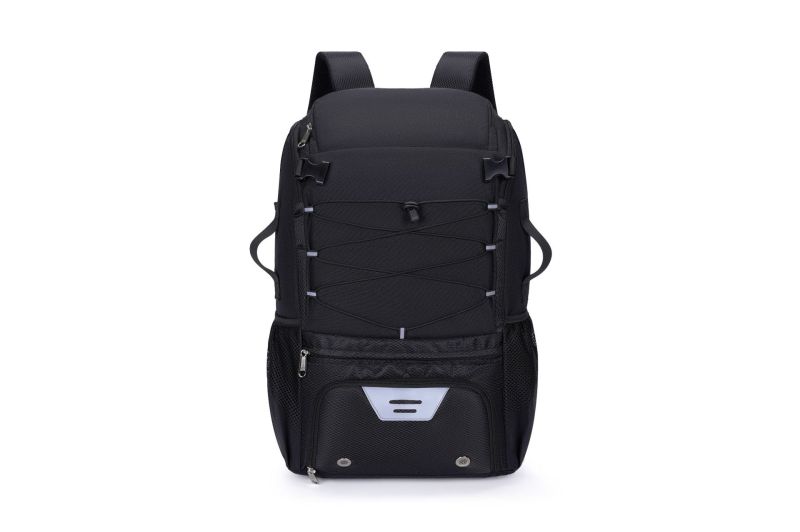 Rucsac sport Baseball cu model floral, material Oxford, impermeabil, rezistent la uzură, curele cu pernă de aer