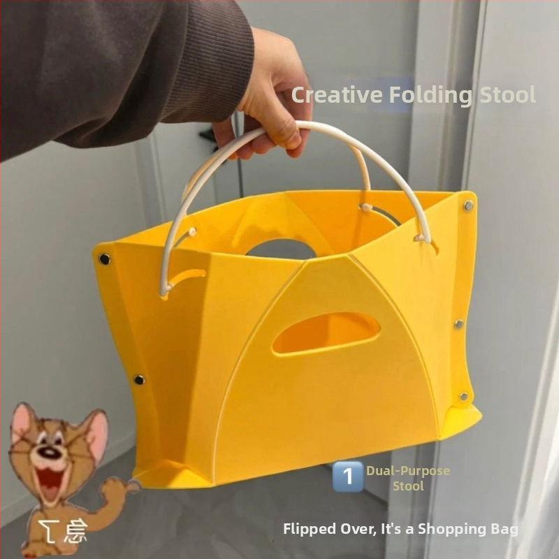 Sulankstoma saugyklos kėdė su prisirišimo virve – lauko naudojimui, lengvai nešiojama, kelionėms ir žvejybai, plastikas, 120 kg apkrova