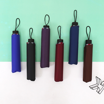 Kolm osaline kokkupandav vihmavari, 10 terasest ribad, terasest vart, plastne käepide, manuaalne avamine, 190T kangas