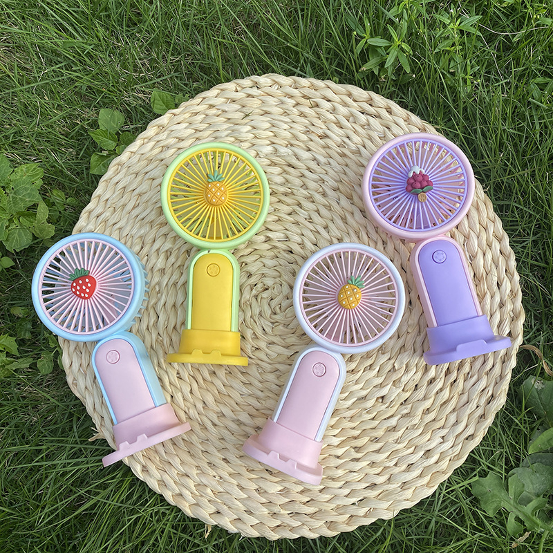 Държач за телефон със USB вентилатор (вградена батерия 100–300 mAh, безчетков мотор, 5 лопатки, 1 скорост)