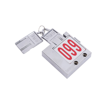 Брава с номер за шкафчета и гардероби — цинкова сплав, модел: номерна брава, модерен минималистичен дизайн