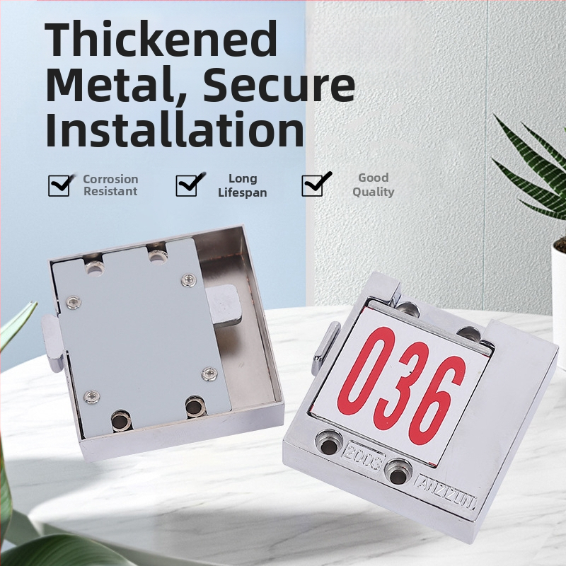 Numura slēdzene skapjiem un garderobēm — cinka sakausējums, mūsdienīgs minimālisma dizains