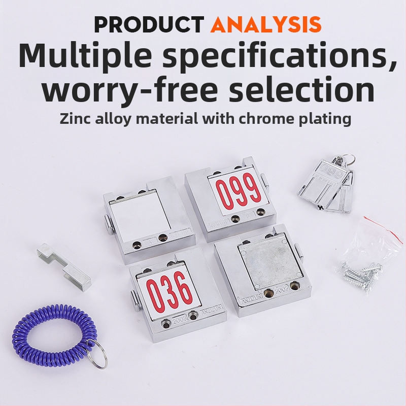 Numura slēdzene skapjiem un garderobēm — cinka sakausējums, mūsdienīgs minimālisma dizains