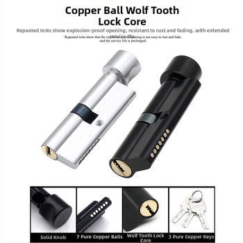 Hálószoba ajtózár, Split modell, alumínium ötvözet, halk kilincs, modern minimalist stílus