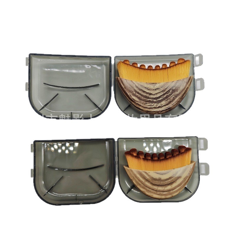 Pensulă de machiaj cu peri din nailon, mâner din plastic – cutie de ambalaj, set de 1 bucată