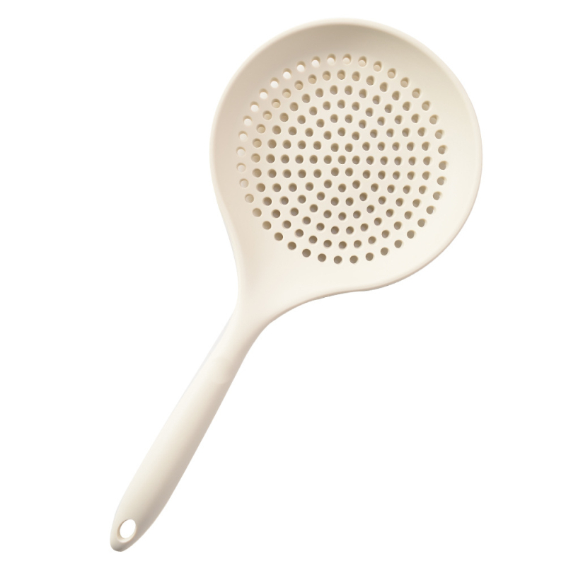 Vienos dalies silikoninis virtuvinis šaukštas, maisto saugus silikonas, atsparus aukštoms temperatūroms, nelimpa, priešslydžiantis