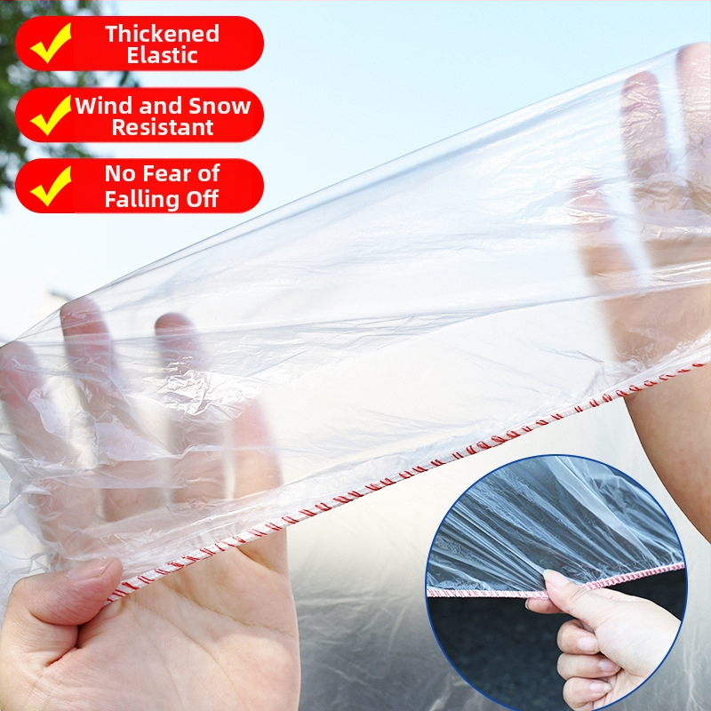 Ühekordselt kasutatav auto kate, läbipaistev plastfilm, tolmukindel, kaitse auto hoolduse ajal, kohandatav mitmele mudelile