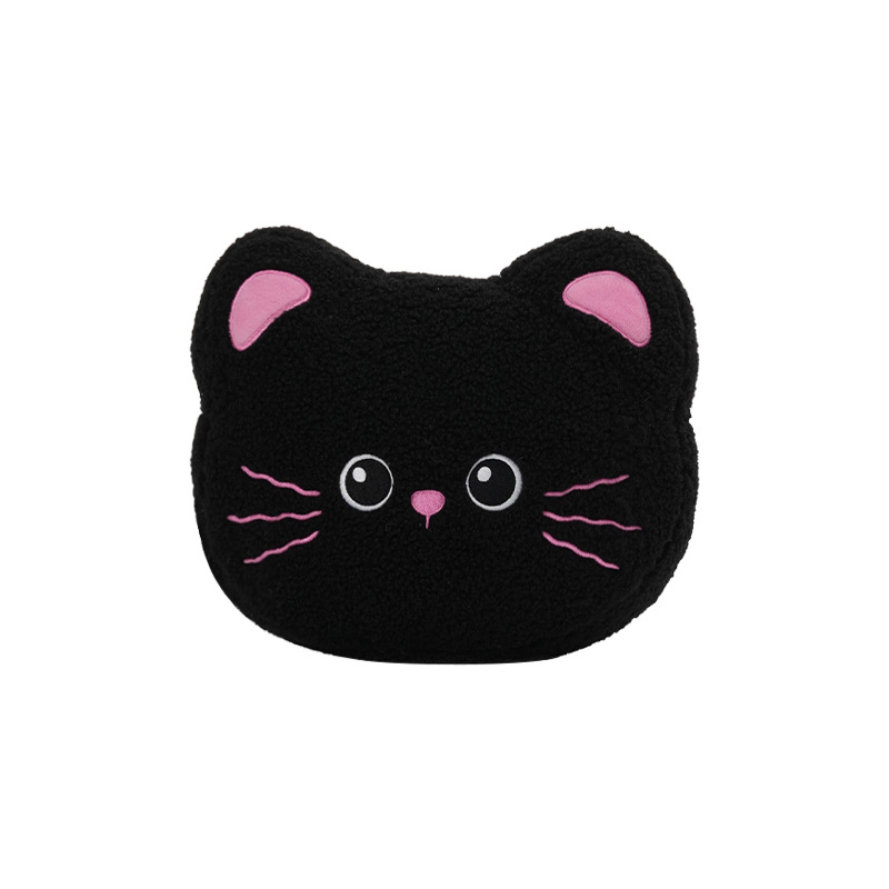 Автомобилна подложка за седалка, плосък стил, дизайн с панделка и коте, пълнител спонж, повърхност плюш, марка Yu cen