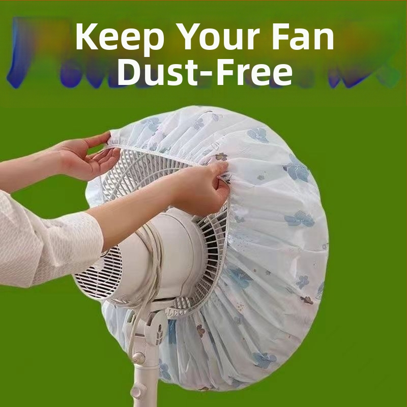 Neausta auduma putekļu vāks mājas ventilatoriem – universāla pilna aizsardzība, ģeometriska forma