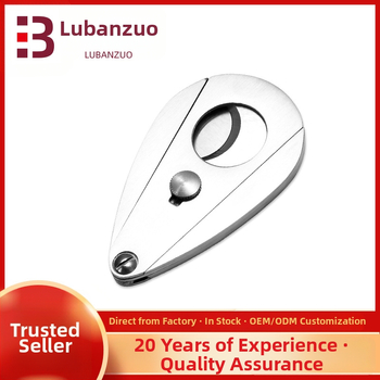 Cigaro peiliukas, nešiojamas ir kompakti, nerūdijantis plienas, šlifuotas paviršius, rankų darbas