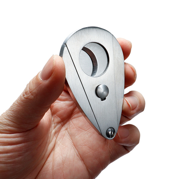 Cigaro peiliukas, nešiojamas ir kompakti, nerūdijantis plienas, šlifuotas paviršius, rankų darbas