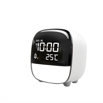 Deli budík 8852 — viacfunkčné inteligentné hodiny s kalendárom, LED/LCD displej, napájané externým zdrojom
