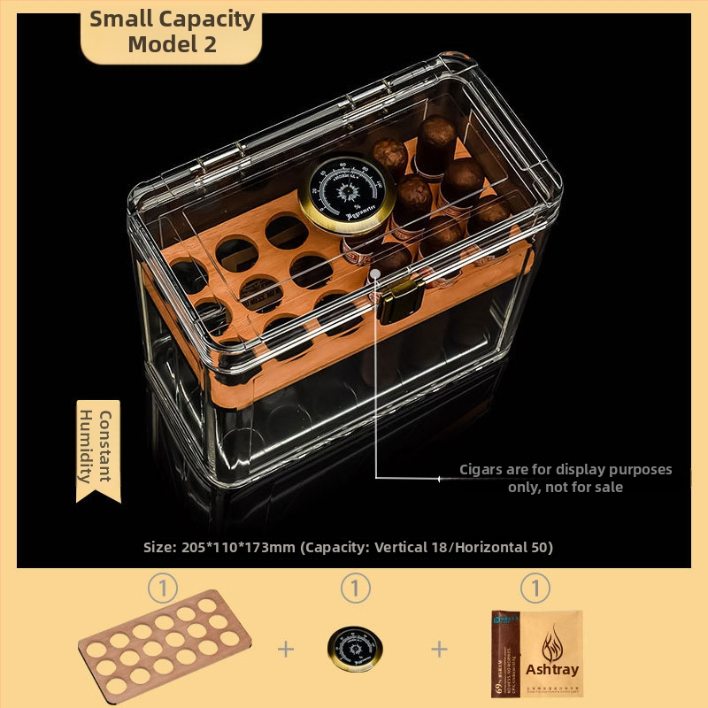 Sigarām mitruma glabāšanas kastīte no Spānijas ciedra, noslēgta, mitrumizturīga, ar lielu ietilpību, pret kaitēkļiem