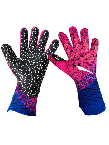 Futbolo vartininko pirštinės, neslidžios, atsparios dilimui, iš gumos, unisex (prekinis ženklas PC; medžiaga: guma; neslidžios; atsparios dilimui; unisex)