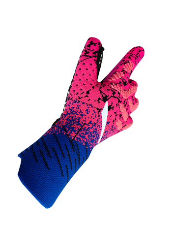 Futbolo vartininko pirštinės, neslidžios, atsparios dilimui, iš gumos, unisex (prekinis ženklas PC; medžiaga: guma; neslidžios; atsparios dilimui; unisex)