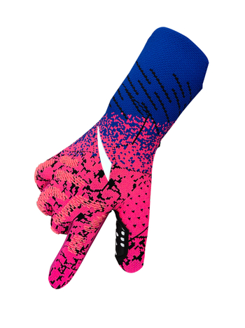 Futbolo vartininko pirštinės, neslidžios, atsparios dilimui, iš gumos, unisex (prekinis ženklas PC; medžiaga: guma; neslidžios; atsparios dilimui; unisex)