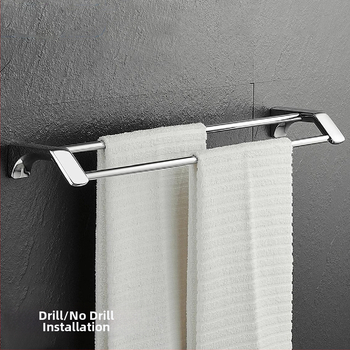 Nerūdijančio plieno rankšluosčių laikiklis vonios kambariui - chromu dengtas paviršius, komplektas 2–6 vienetai, ženklo Jierun, prekės kodas A2200