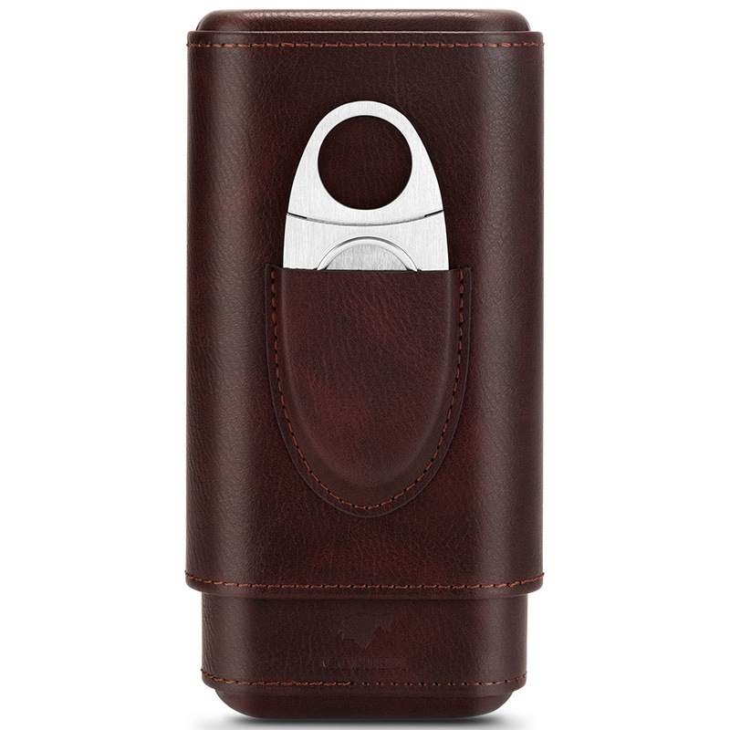 Ādas cigāru komplekts — viegls grezns stils, zīmols Cigarloong/qielong, pielāgošana pieejama