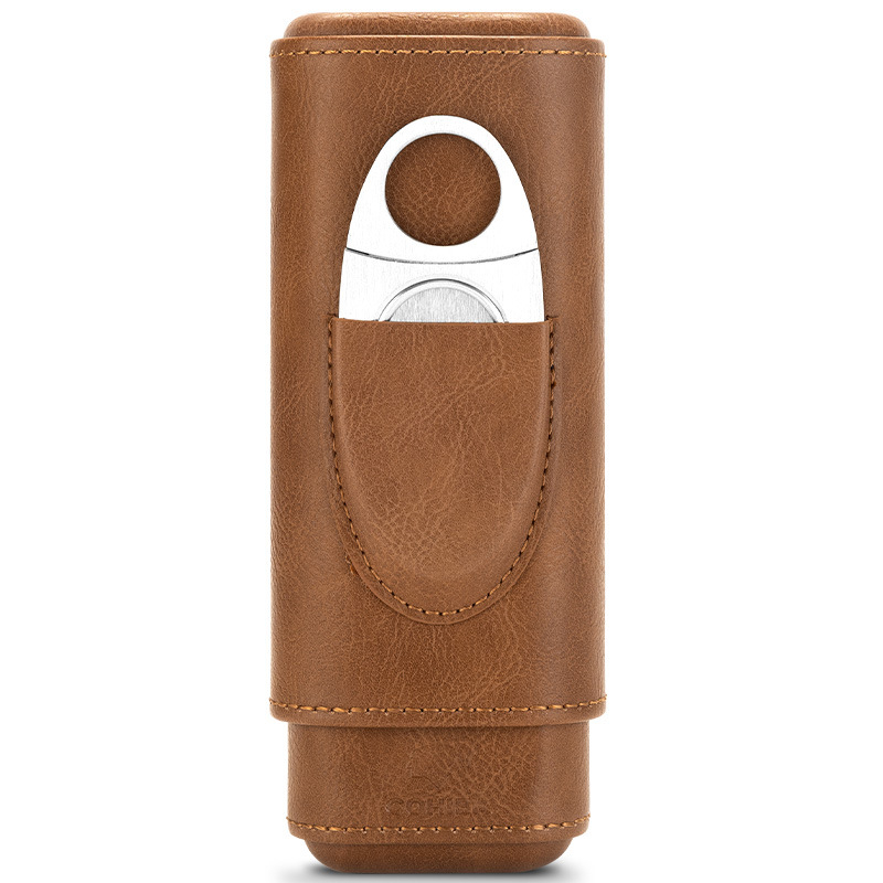 Ādas cigāru komplekts — viegls grezns stils, zīmols Cigarloong/qielong, pielāgošana pieejama