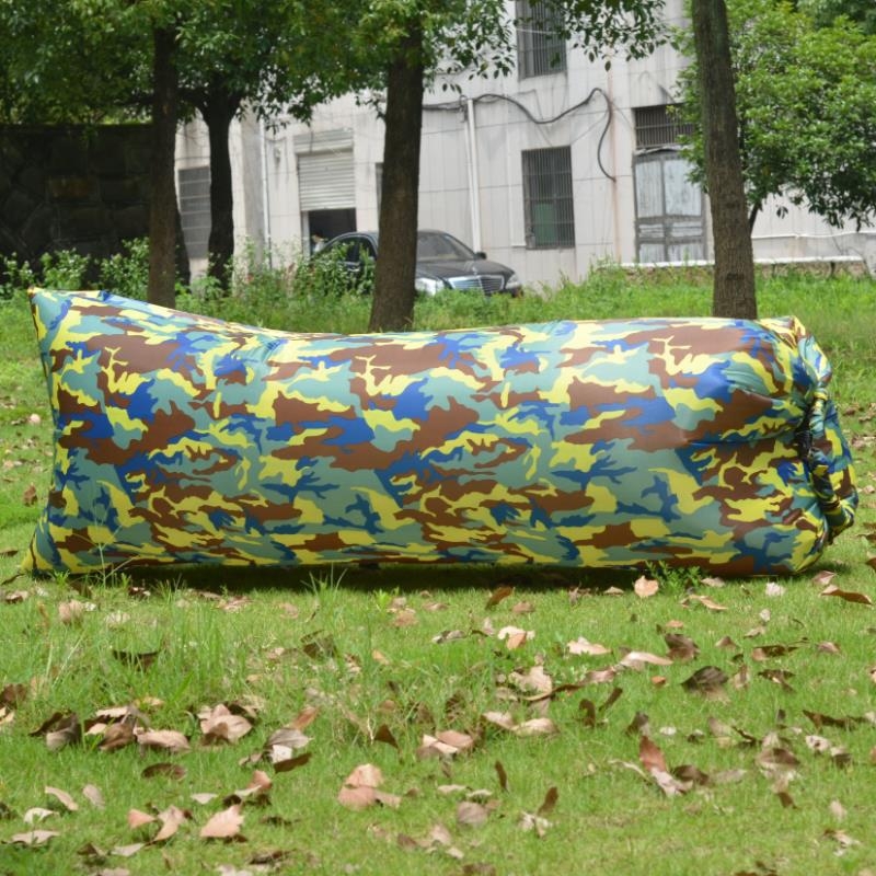 Надуваемо легло за къмпинг – портативно сгъваемо въздушно канапе, Oxford плат, товароносимост до 200 кг, тегло 0,8 кг